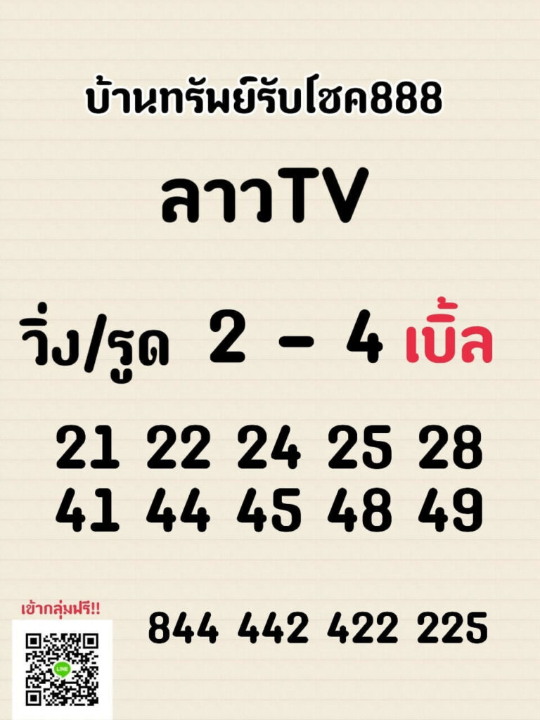 แนวทางหวยลาว 16/11/65 ชุดที่ 9