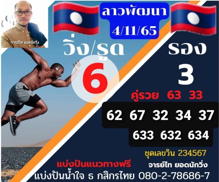 แนวทางหวยลาว 4/11/65 ชุดที่ 16