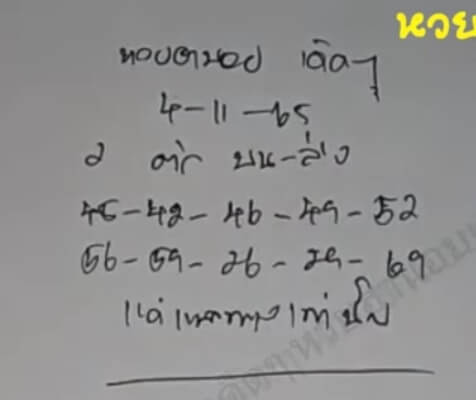 แนวทางหวยฮานอย 4/11/65 ชุดที่ 8