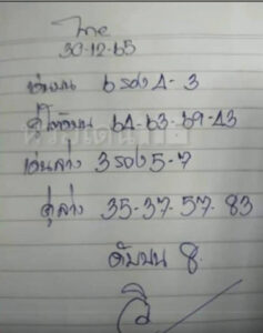 หวยอาจารย์วิ 30/12/65