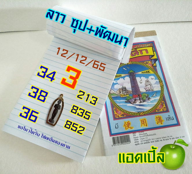 แนวทางหวยลาว 12/12/65 ชุดที่ 14