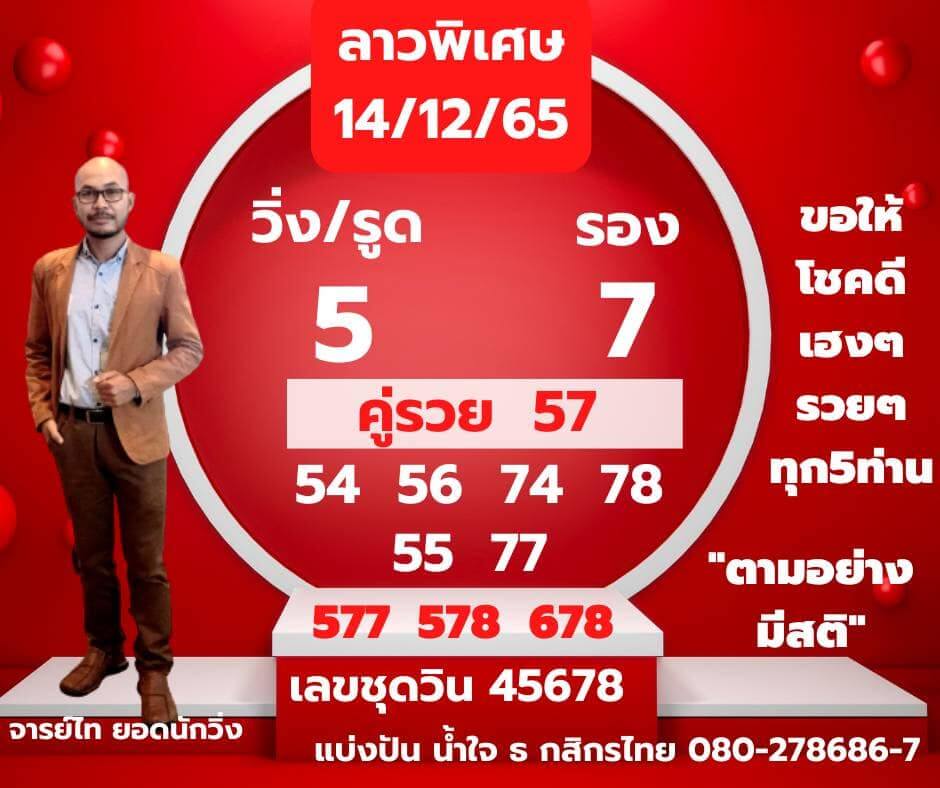 แนวทางหวยลาว 14/12/65 ชุดที่ 11