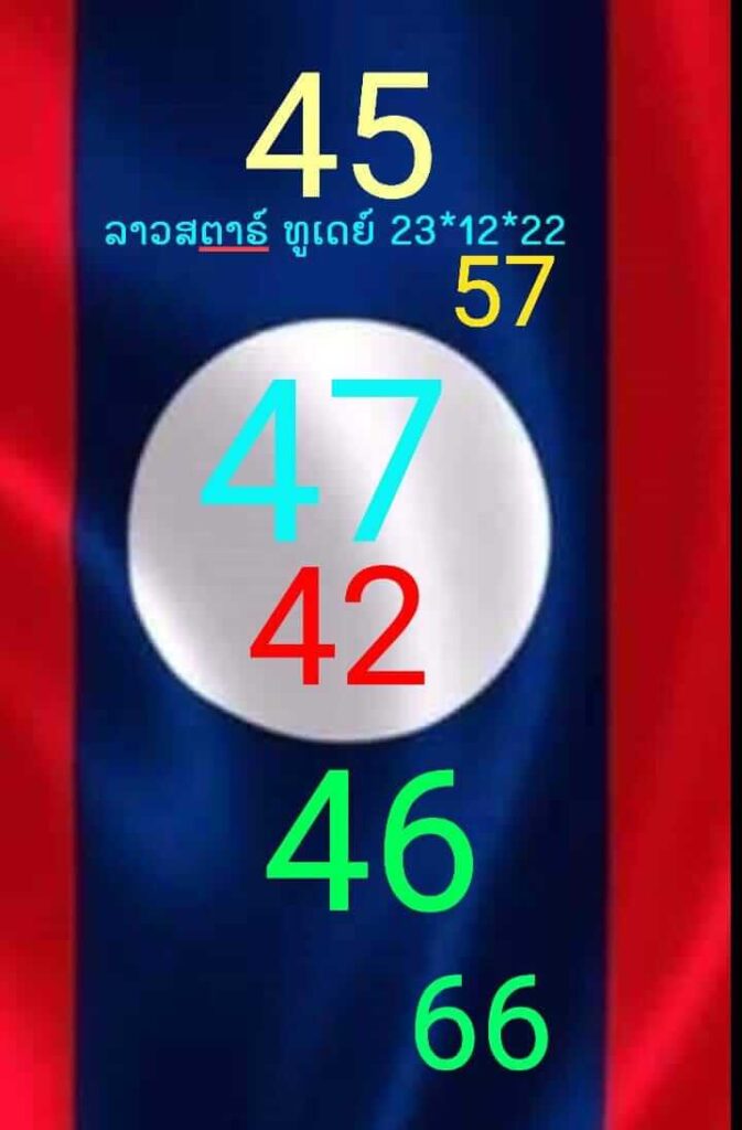 แนวทางหวยลาว 23/12/65 ชุดที่ 13