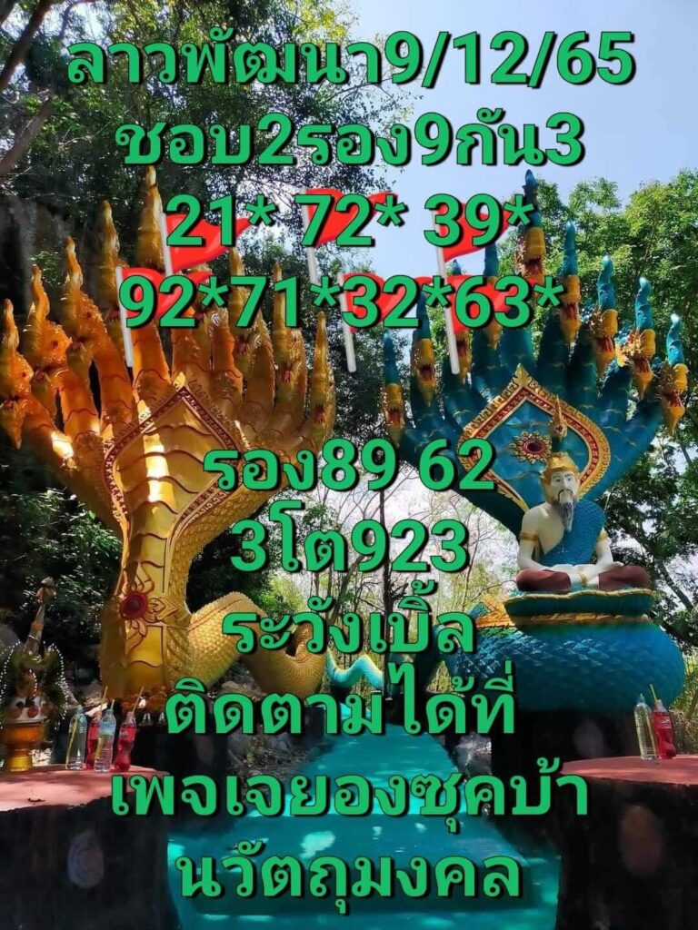 แนวทางหวยลาว 9/12/65 ชุดที่ 7