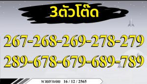 แนวทางหวยฮานอย 16/12/65 ชุดที่ 2