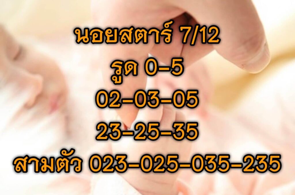 แนวทางหวยฮานอย 7/12/65 ชุดที่ 9