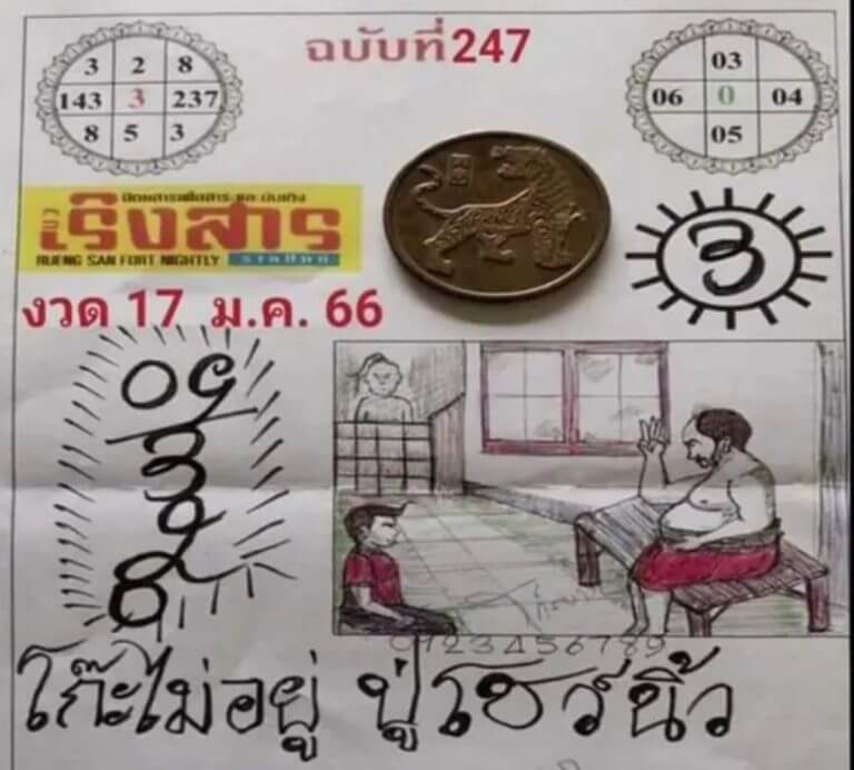หวยเริงสาร 17/1/66