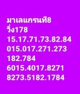 แนวทางหวยมาเลย์ 8/1/66 ชุดที่ 1