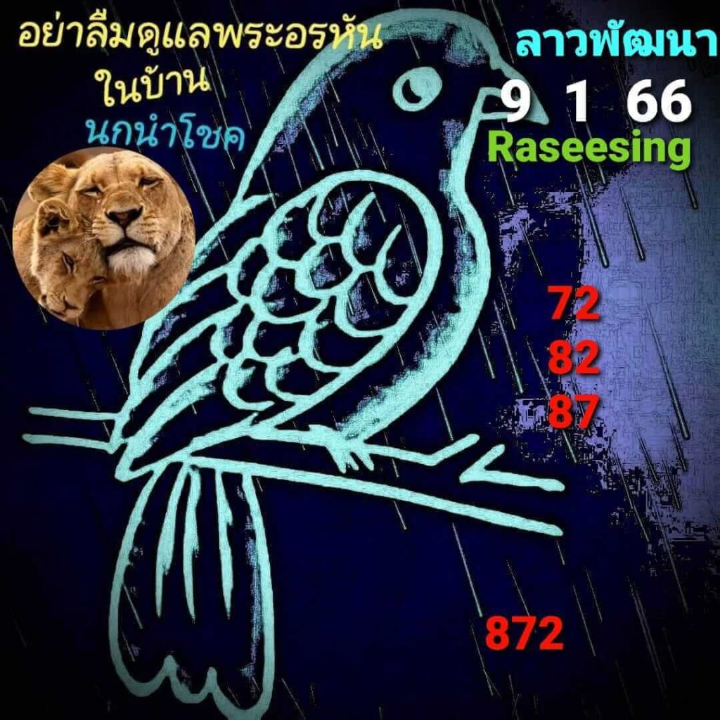 แนวทางหวยลาว 9/1/66 ชุดที่ 16