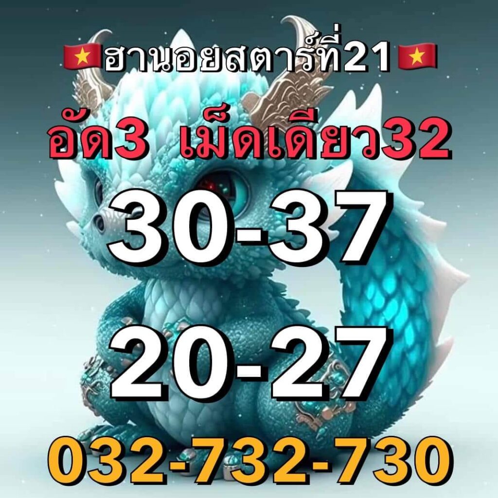 แนวทางหวยฮานอย 21/1/66 ชุดที่ 11