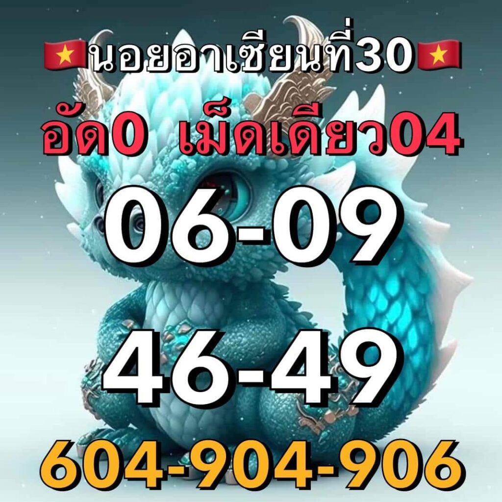 แนวทางหวยฮานอย 30/1/66 ชุดที่ 8