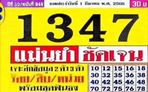 หวยประชานิยม 1/3/66
