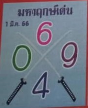หวยมหาฤกษ์เด่น 1/3/66
