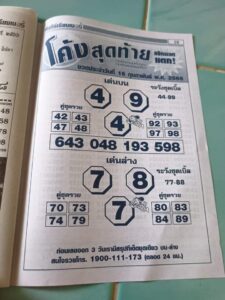 หวยโค้งสุดท้าย 16/2/66
