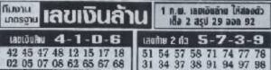 เลขเงินล้าน 1/3/66