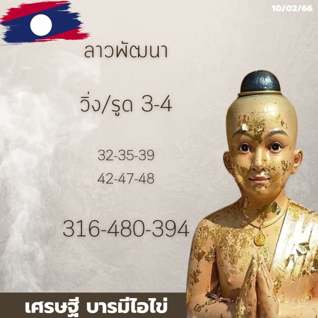 แนวทางหวยลาว 10/2/66 ชุดที่ 10