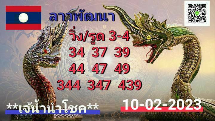 แนวทางหวยลาว 10/2/66 ชุดที่ 7