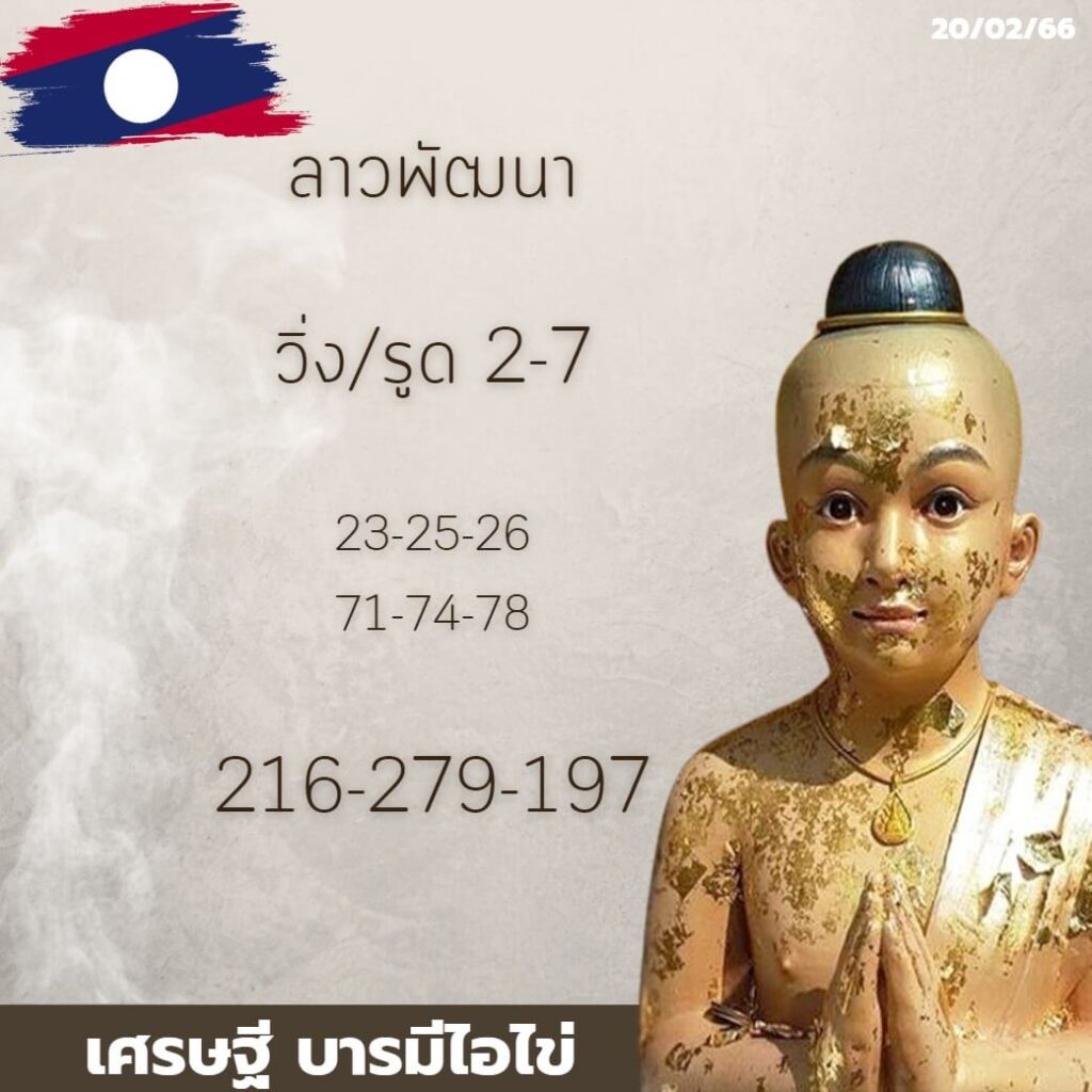 แนวทางหวยลาว 20/2/66 ชุดที่ 7