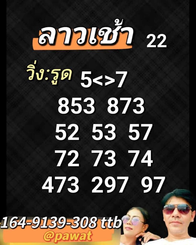 แนวทางหวยลาว 22/2/66 ชุดที่ 5