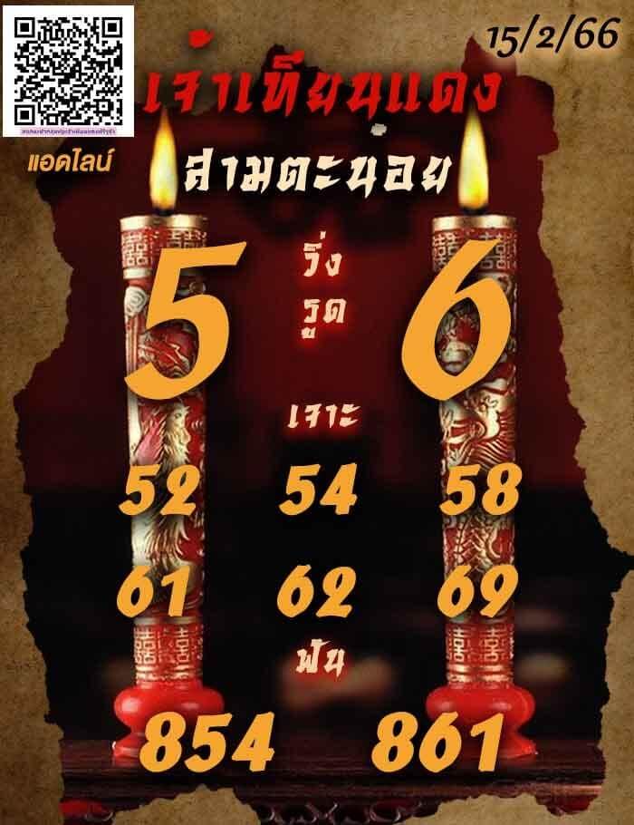 แนวทางหวยฮานอย 15/2/66 ชุดที่ 1