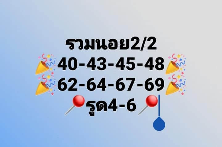 แนวทางหวยฮานอย 2/2/66 ชุดที่ 3