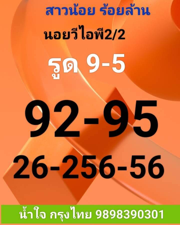 แนวทางหวยฮานอย 2/2/66 ชุดที่ 4