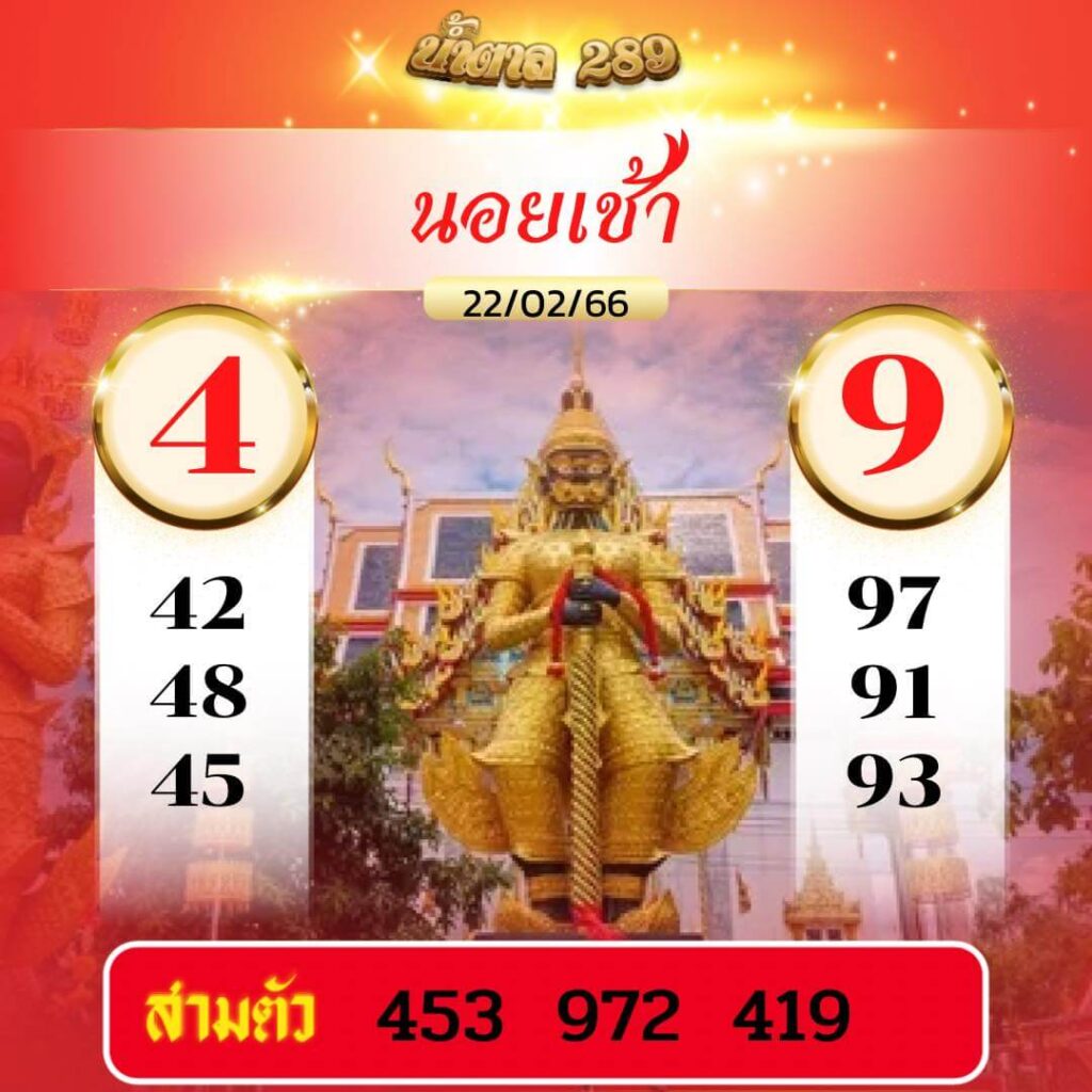 แนวทางหวยฮานอย 22/2/66 ชุดที่ 3