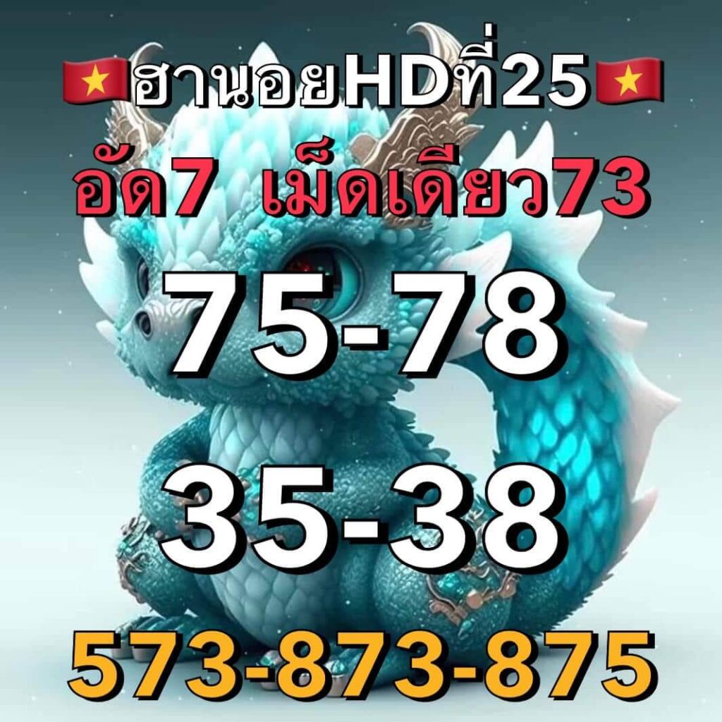 แนวทางหวยฮานอย 25/2/66 ชุดที่ 10