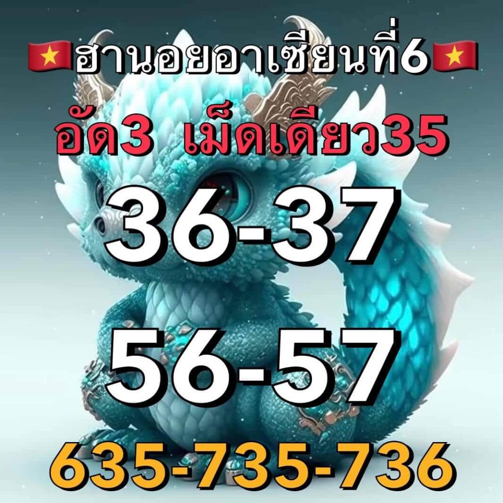 แนวทางหวยฮานอย 6/2/66 ชุดที่ 2