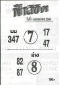 หวยฟ้าลิขิต 1/4/66