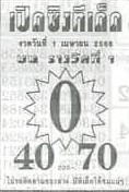 หวยเปิดซิงทีเด็ด 1/4/66