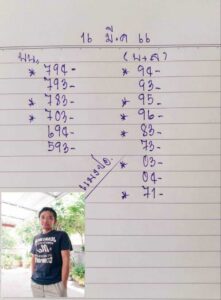 หวยแมงปอ 16/3/66