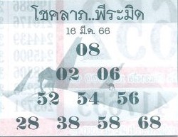 หวยโชคลาภพีระมิด 16/3/66