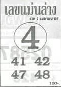 เลขแม่นล่าง 1/4/66