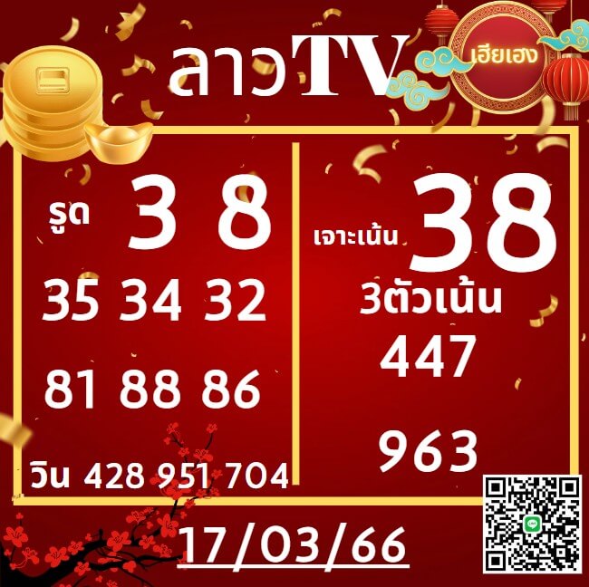 แนวทางหวยลาว 17/3/66 ชุดที่ 11