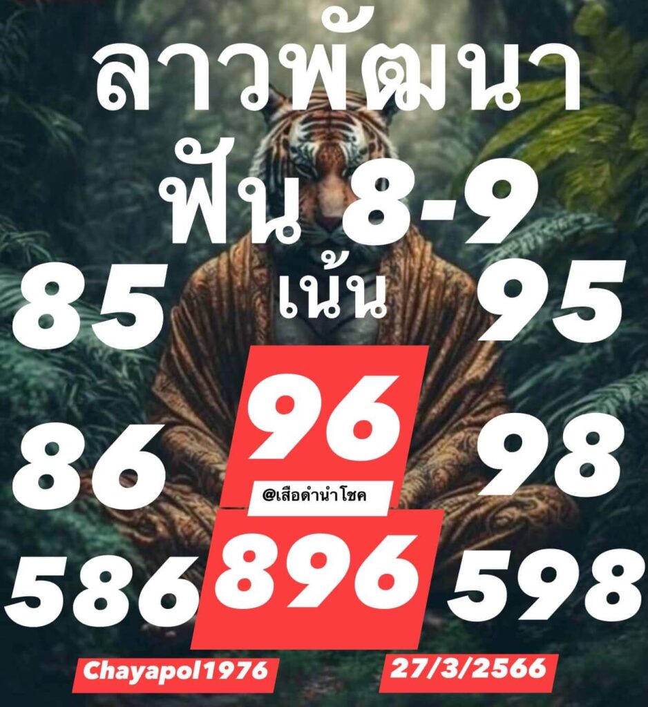 แนวทางหวยลาว 27/3/66 ชุดที่ 11