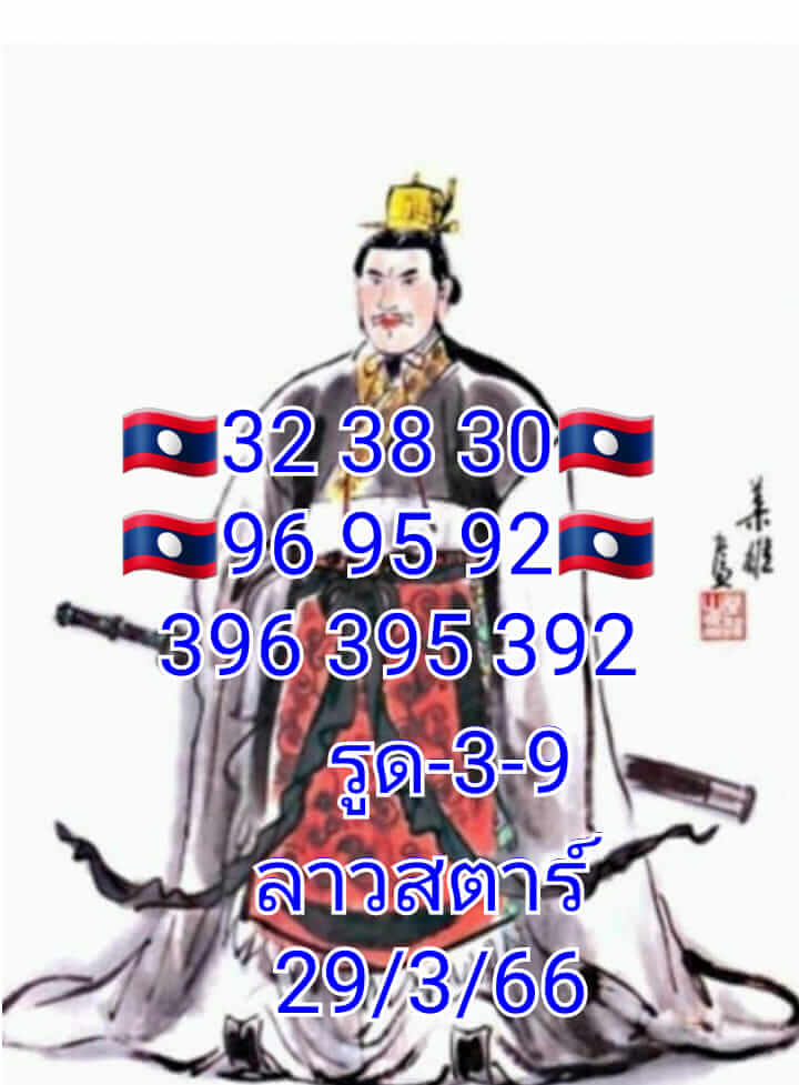 แนวทางหวยลาว 29/3/66 ชุดที่ 2