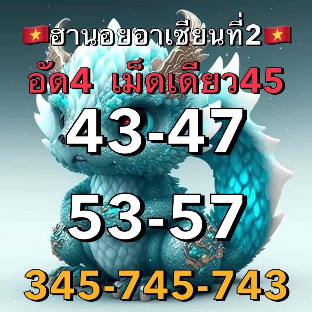 แนวทางหวยฮานอย 2/3/66 ชุดที่ 1