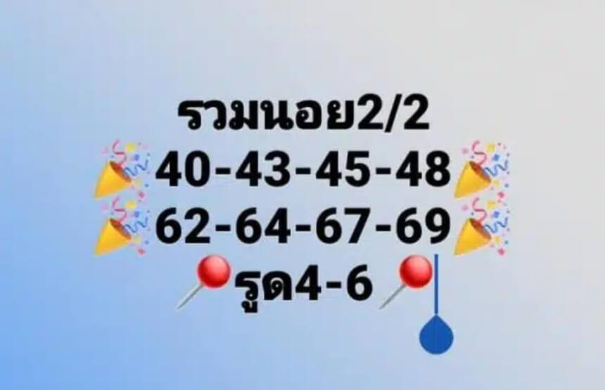 แนวทางหวยฮานอย 2/3/66 ชุดที่ 12