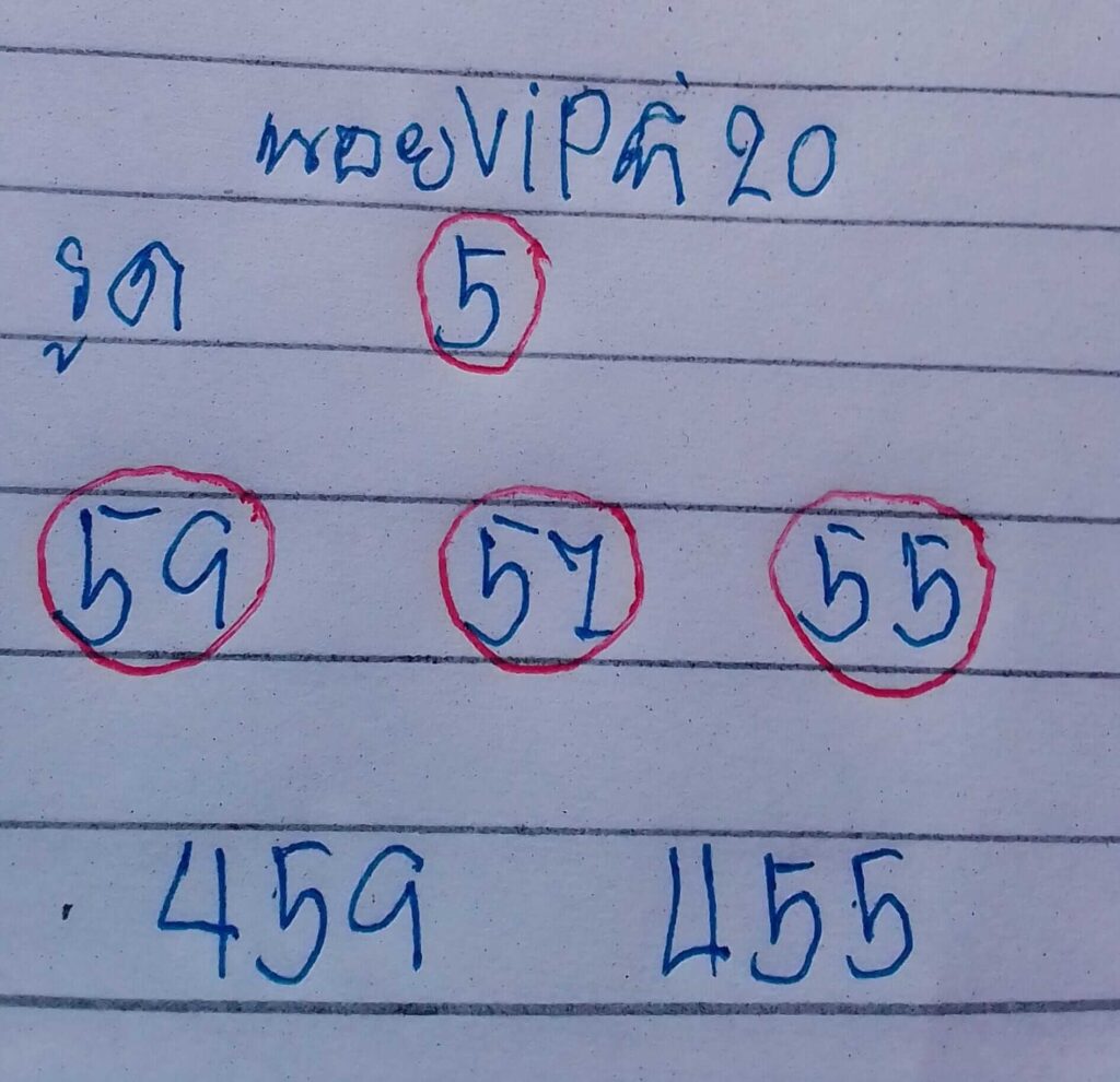 แนวทางหวยฮานอย 20/3/66 ชุดที่ 6