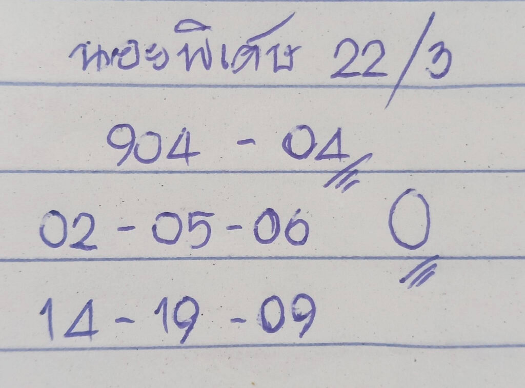 แนวทางหวยฮานอย 22/3/66 ชุดที่ 13