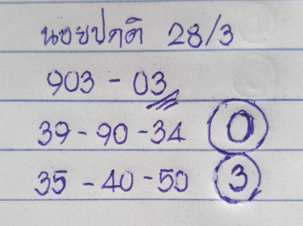 แนวทางหวยฮานอย 28/3/66 ชุดที่ 9