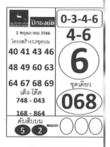 หวยปักธงชัย 2/5/66
