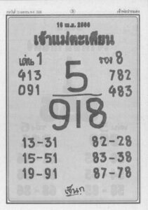หวยเจ้าแม่ตะเคียน 16/4/66
