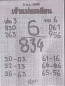 หวยเจ้าแม่ตะเคียน 2/5/66