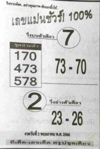 เลขแม่นชัวร์ 2/5/66