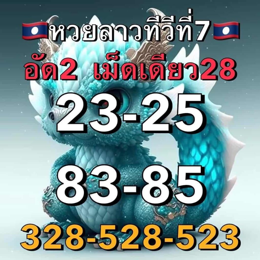 แนวทางหวยลาว 7/4/66 ชุดที่ 2