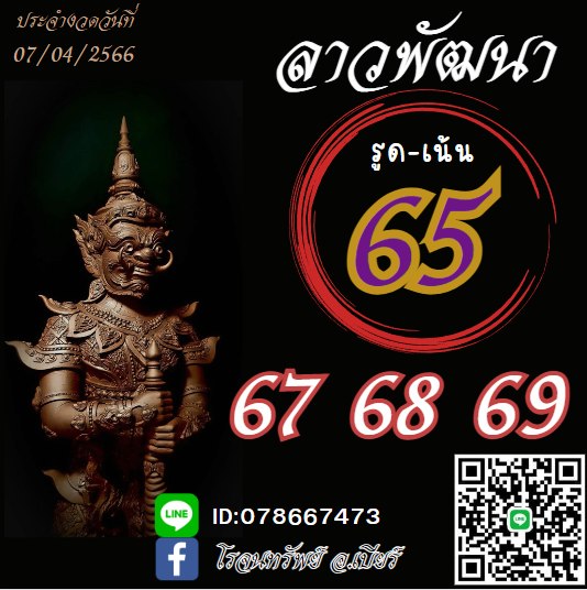 แนวทางหวยลาว 7/4/66 ชุดที่ 5