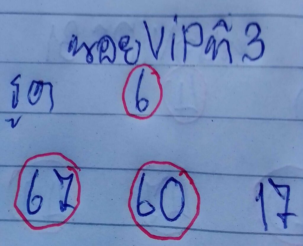 แนวทางหวยฮานอย 3/4/66 ชุดที่ 7