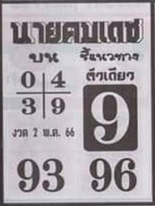 หวยนายคมเดช 2/5/66